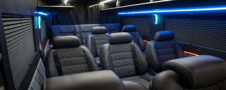 Luxury full-size San Antonio motorcoach rental